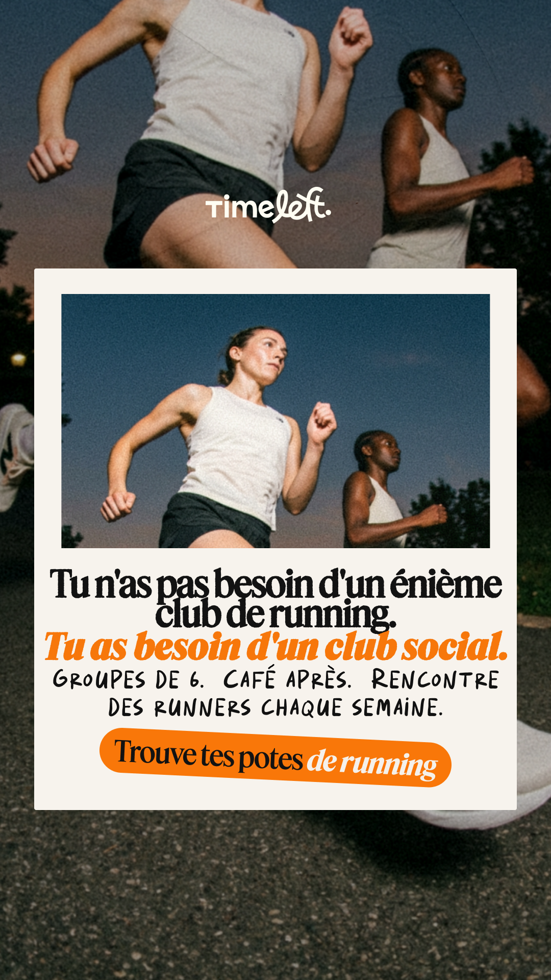 Timeleft Facebook ad
