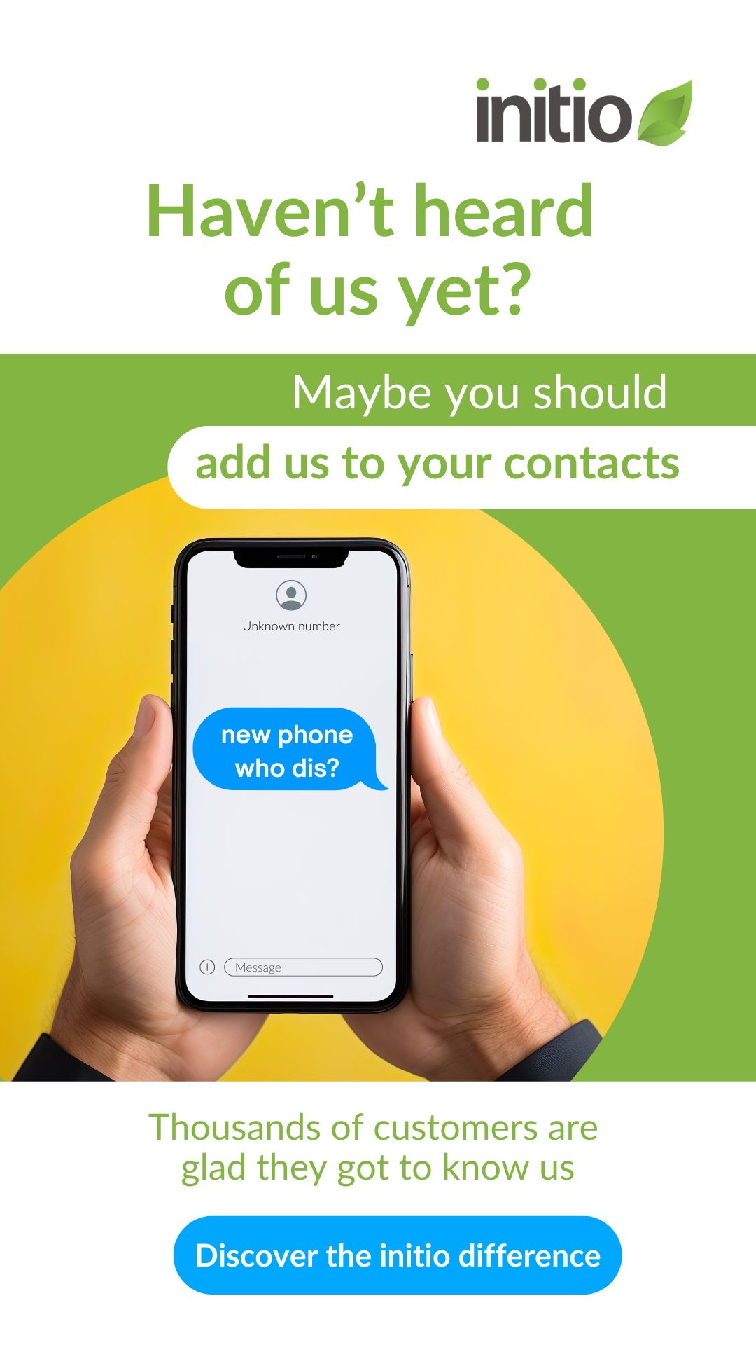 Initio Insurance Facebook ad