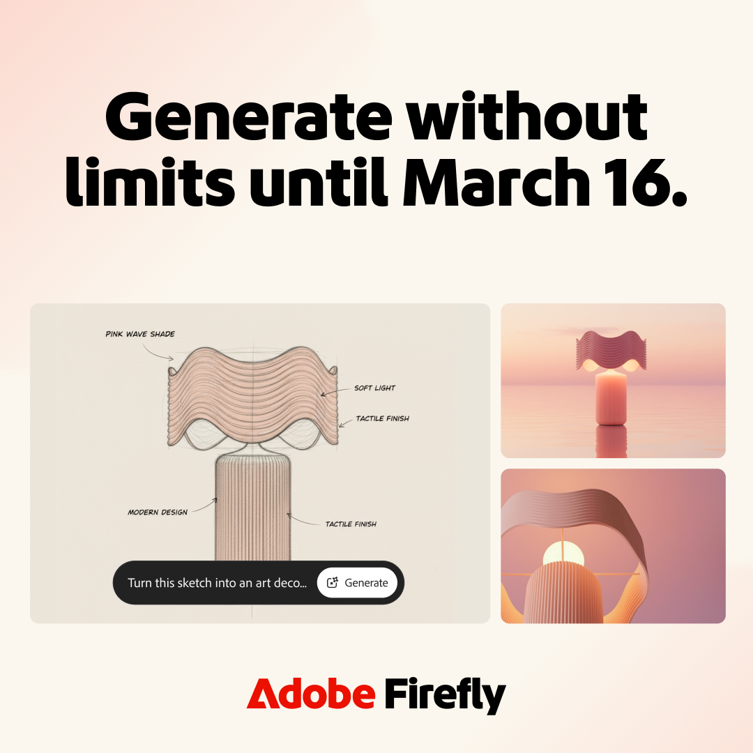 Adobe Firefly Facebook ad