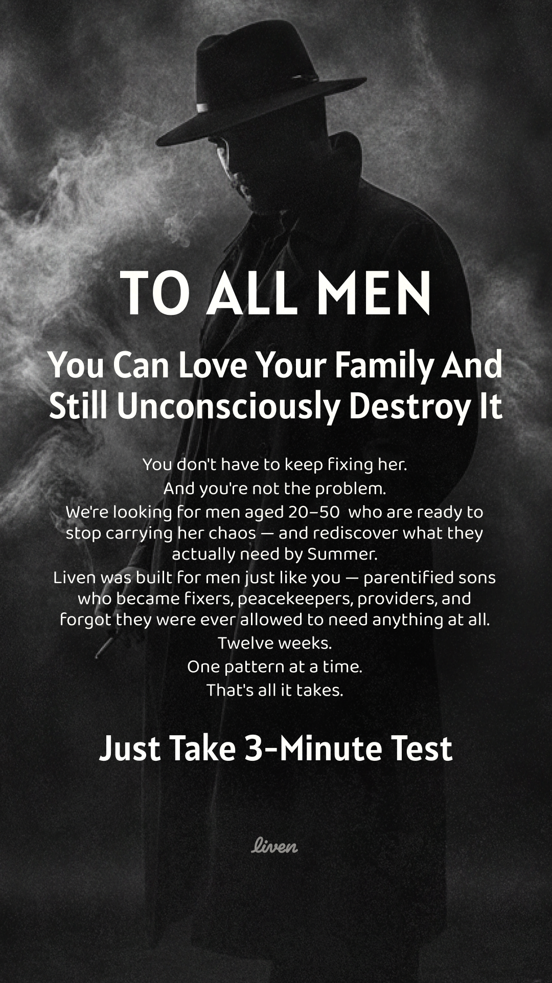 Liven: Self-Discovery Community Facebook ad