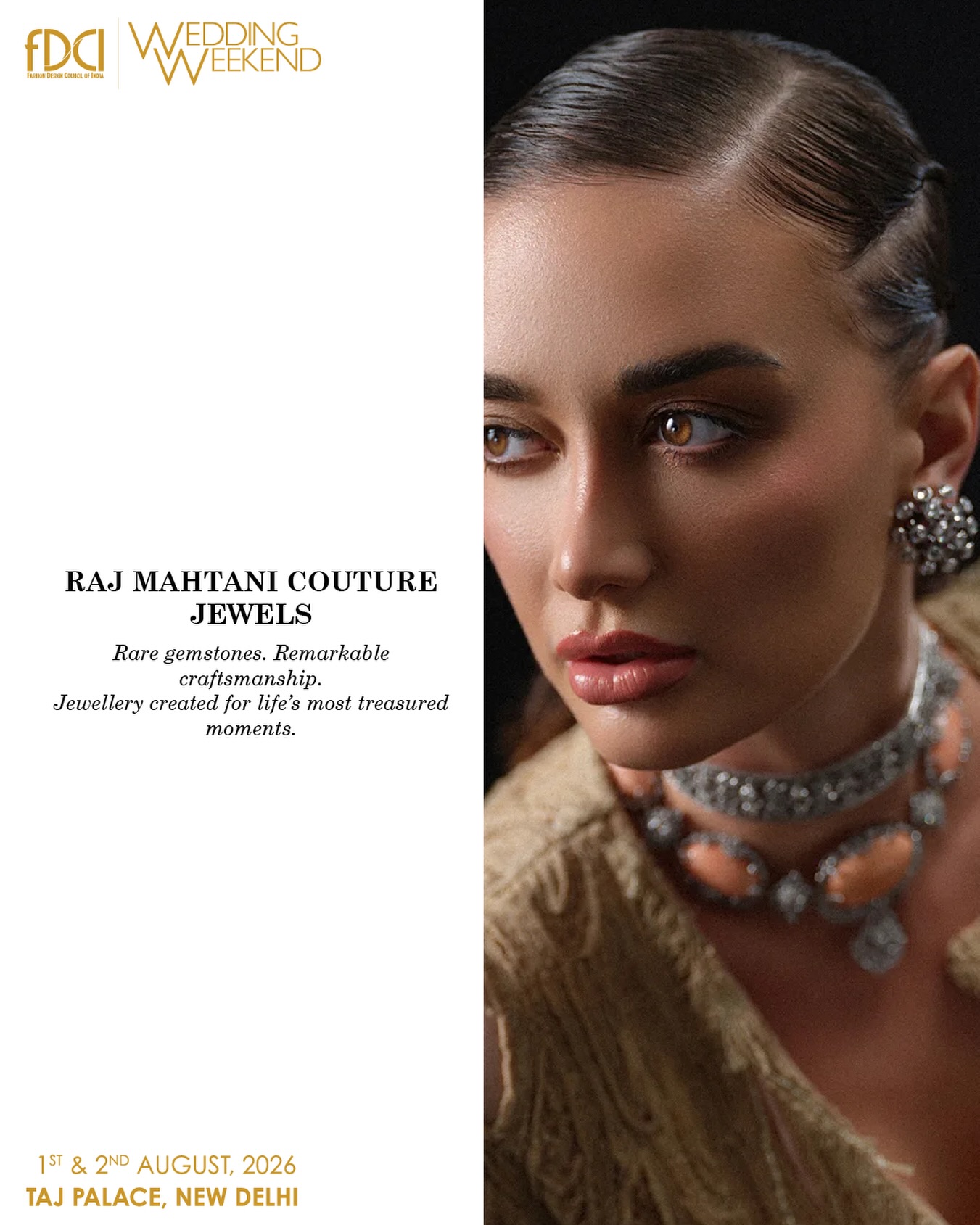 Fashion Design Council of India Facebook ad: Exceptional jewellery. Timeless craftsmanship.