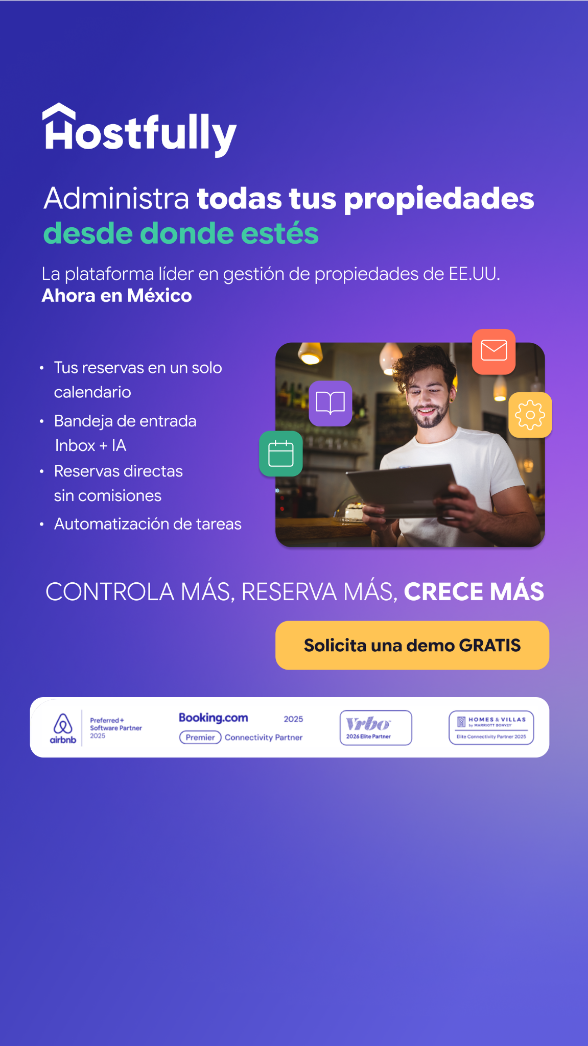 Hostfully México Facebook ad