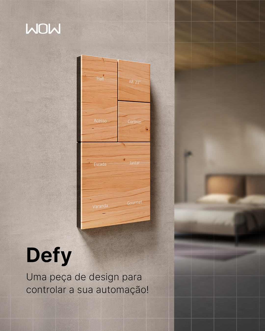 WOW Automação Facebook ad: Keypad inteligente é o ponto de controle que…