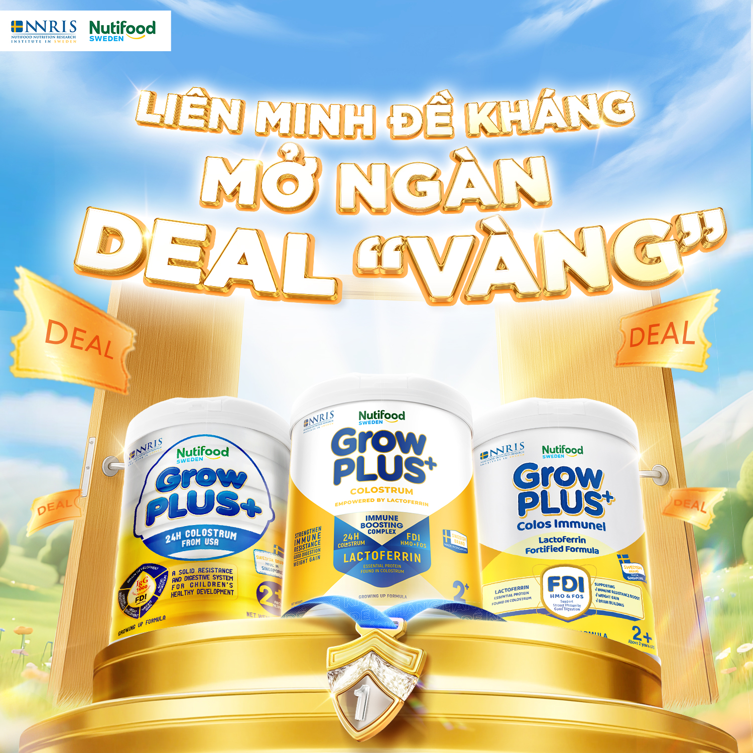 GrowPLUS+ NutiFood Facebook ad: LIÊN MINH ĐỀ KHÁNG - MỞ NGÀN DEAL…