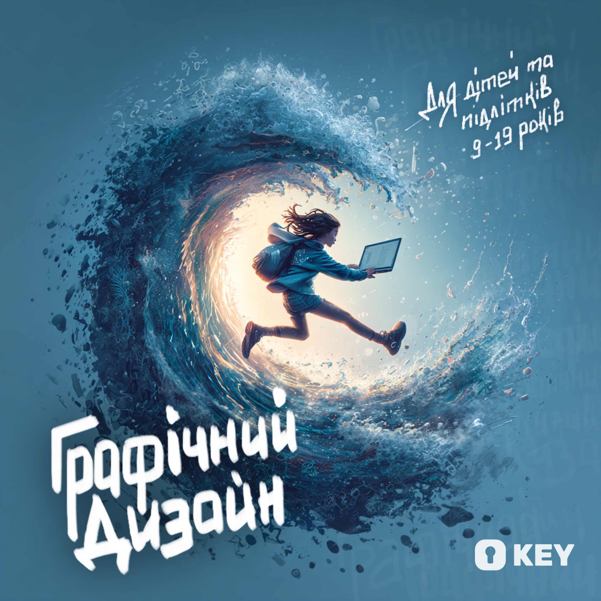 KEY онлайн школа дизайну для підлітків Facebook ad: НОВИЙ НАБІР