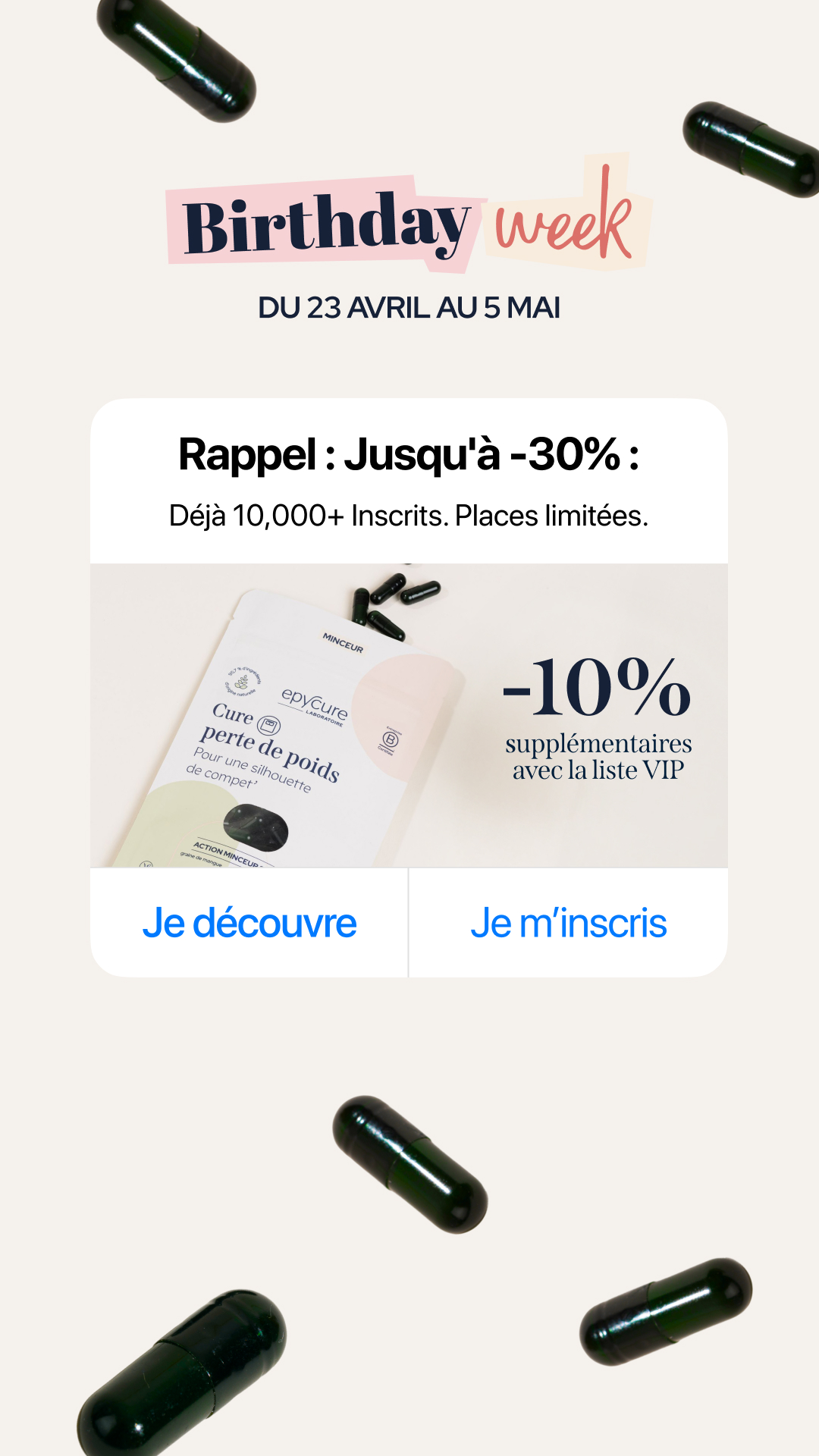 Epycure Facebook ad