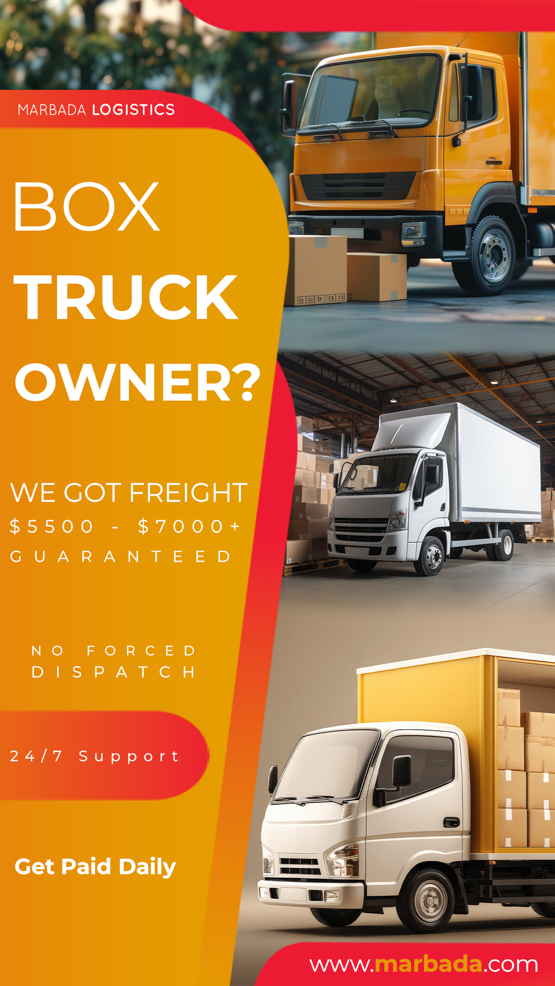 Marbada Logistics Facebook ad