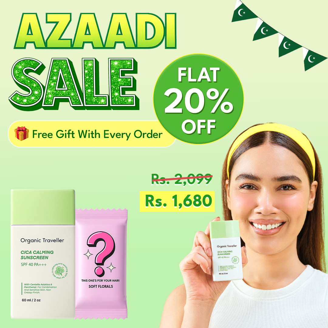 Organic Traveller - Skincare Facebook ad