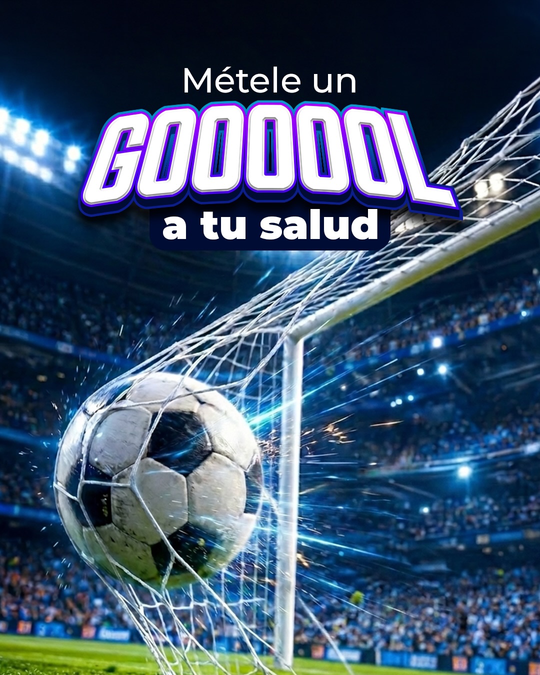 Droguería Andina Facebook ad: Tu salud también merece jugar en la liga…
