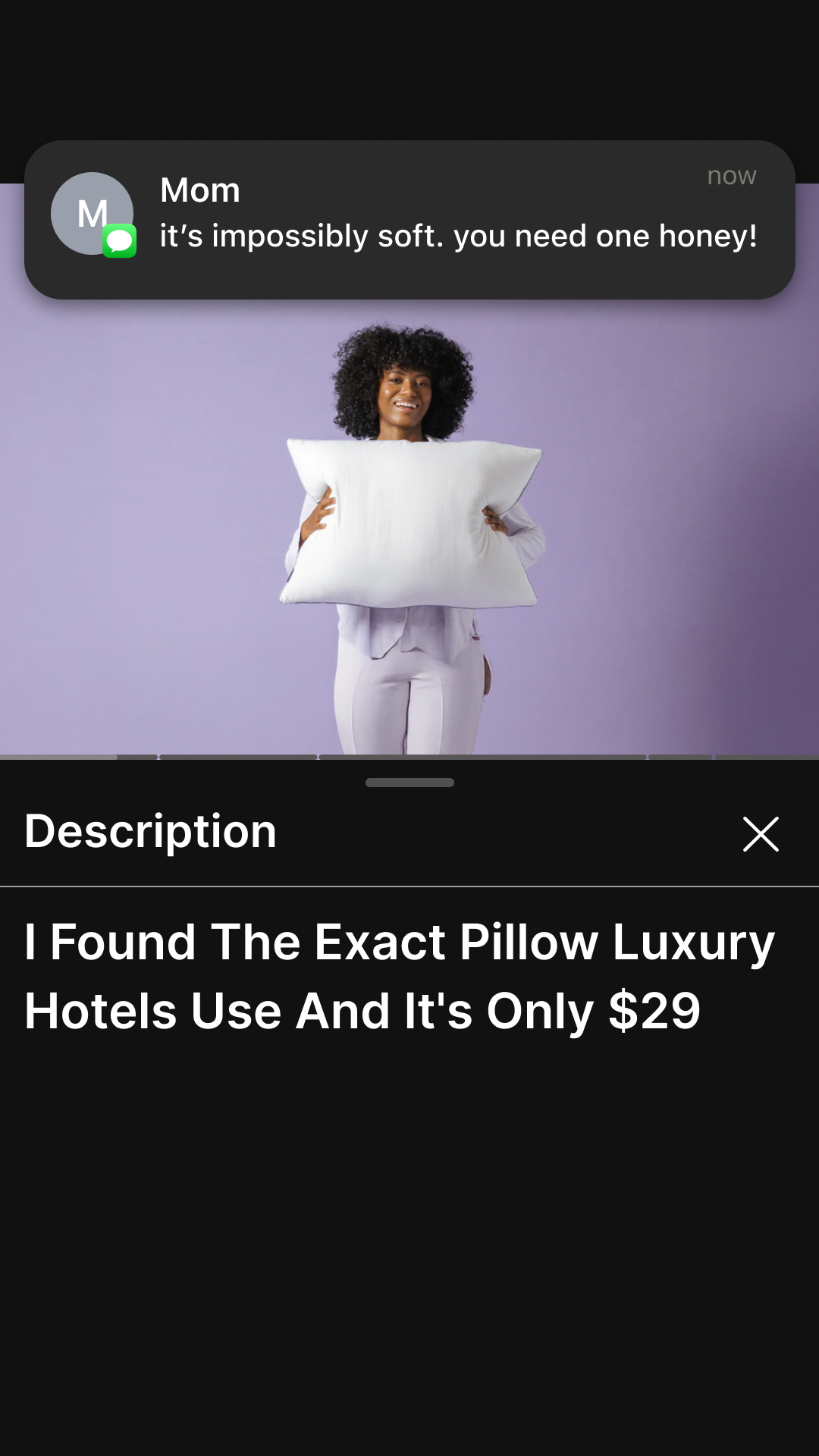 Mellow Sleeping Company Facebook ad
