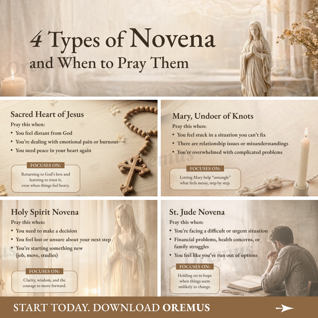 Oremus - Catholic Bible & Prayer Facebook ad