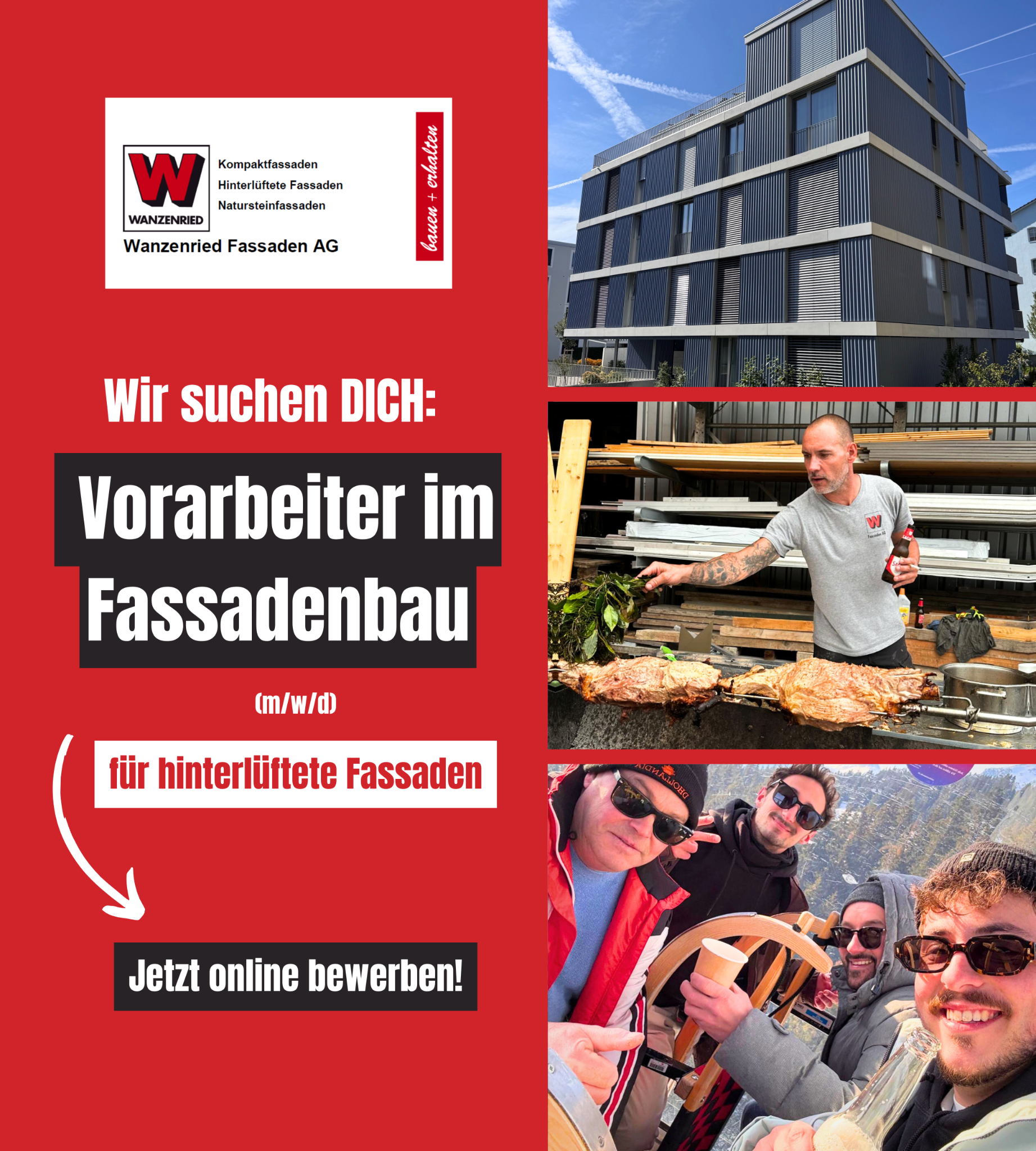 Wanzenried Fassaden AG Facebook ad from Jun 17, 2026