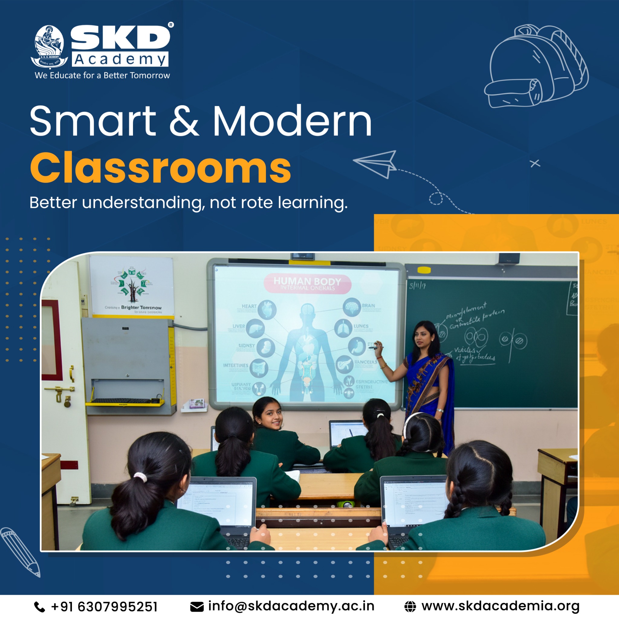 SKD Academia Facebook ad: Discover Lucknow’s leading CBSE school, SKD Academy!