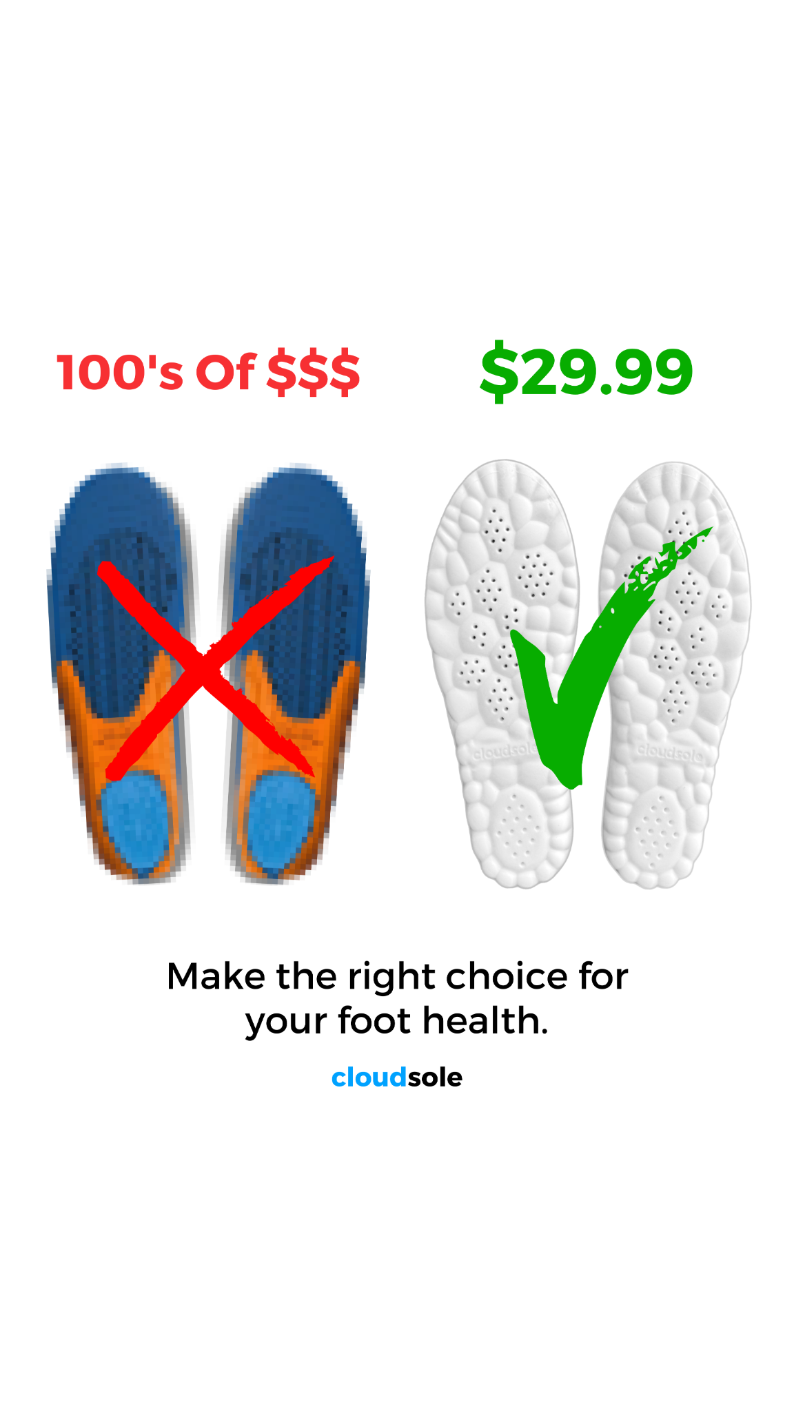 CloudSole Facebook ad