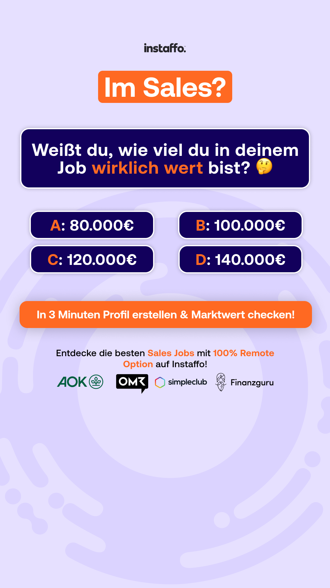 instaffo Facebook ad