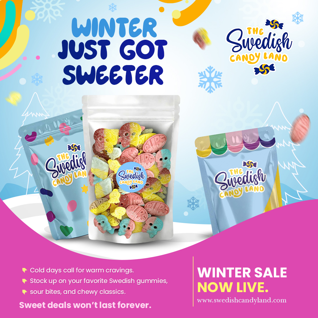 Swedish Candy Land Facebook ad