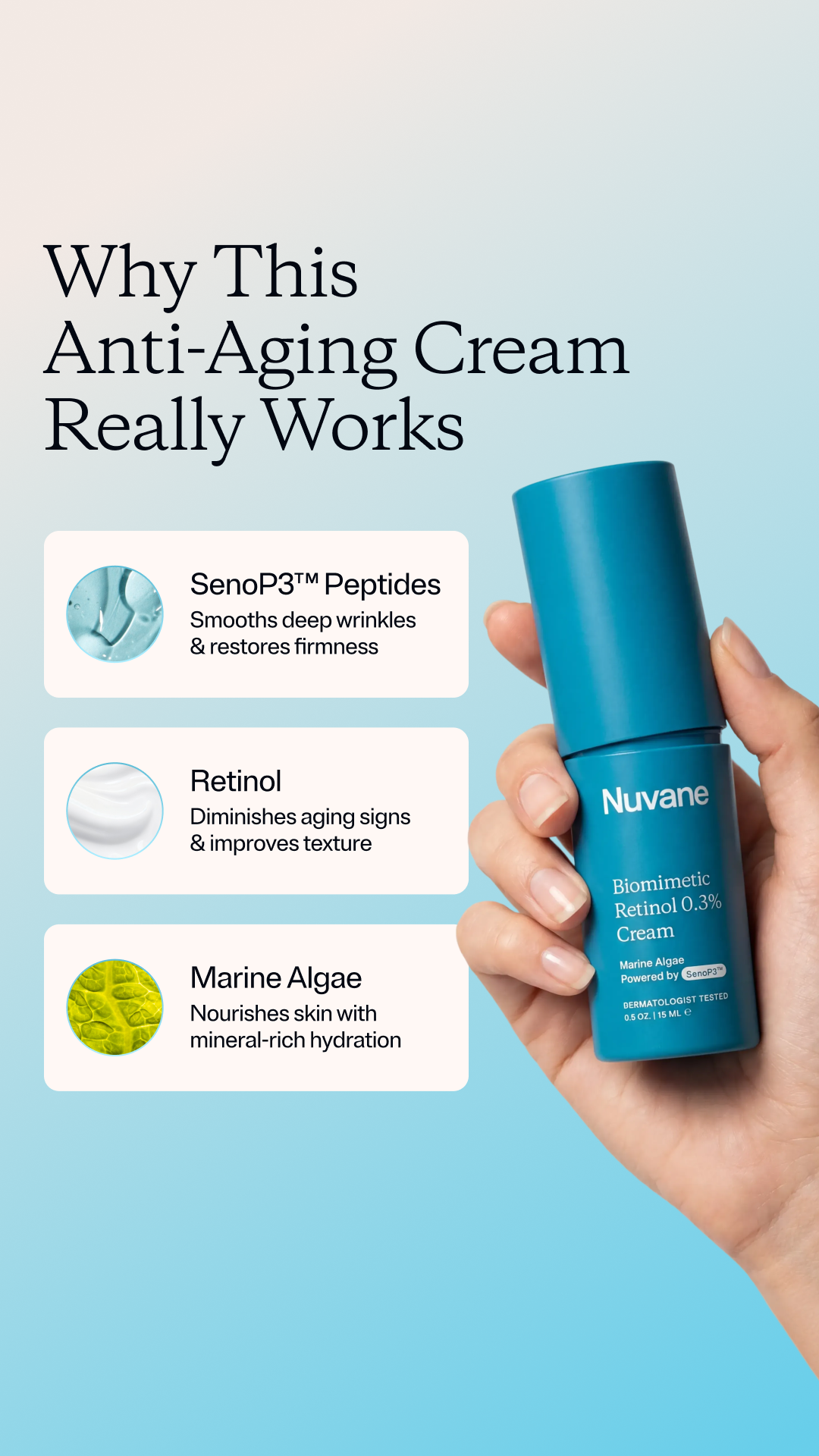 Nuvane - Longevity Skincare Facebook ad from May 25, 2026