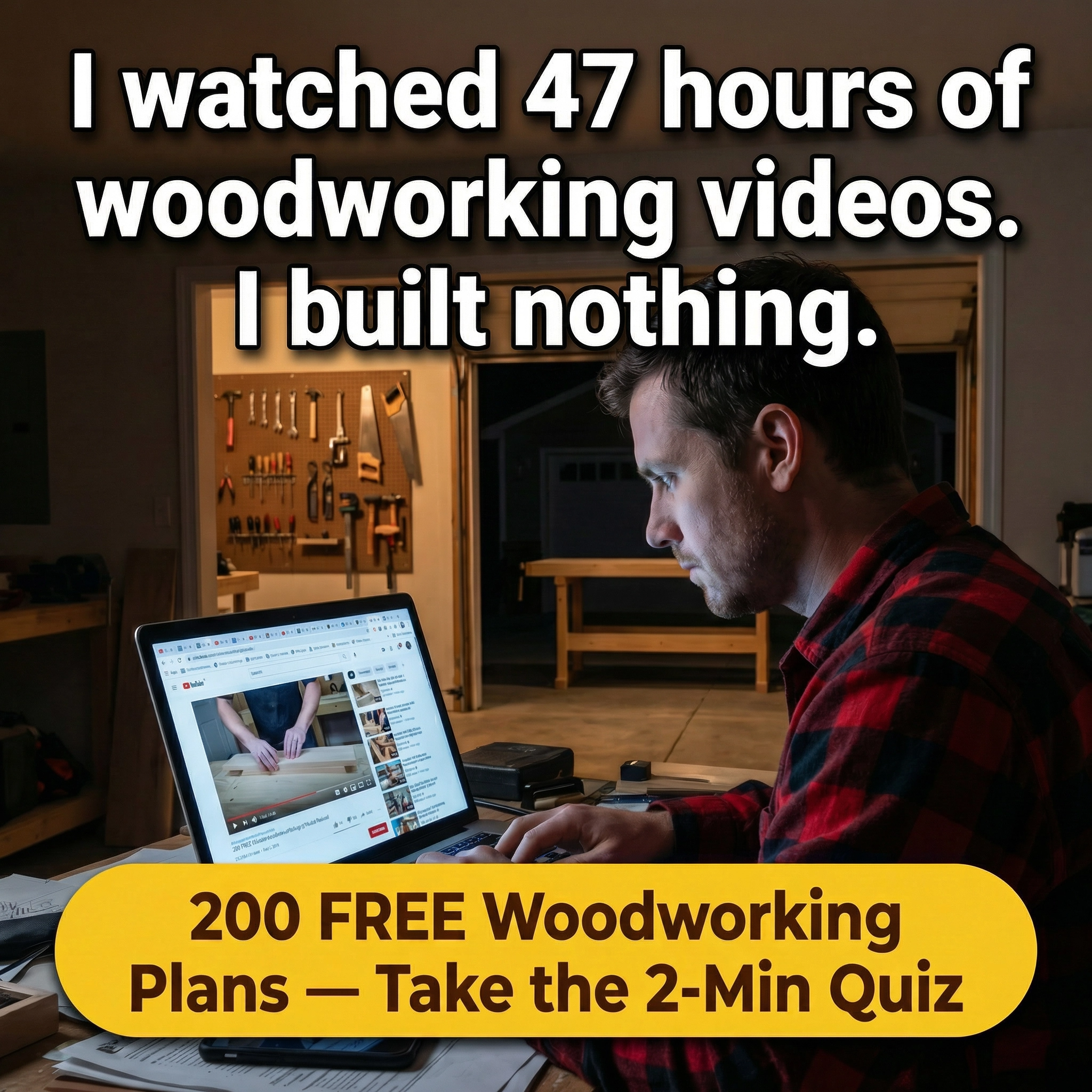Everyday Home Projects Facebook ad: You Don't Have a Skill Problem. You Have a Path Problem.