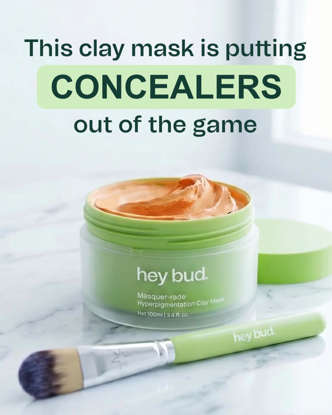 Hey Bud Skincare Facebook ad