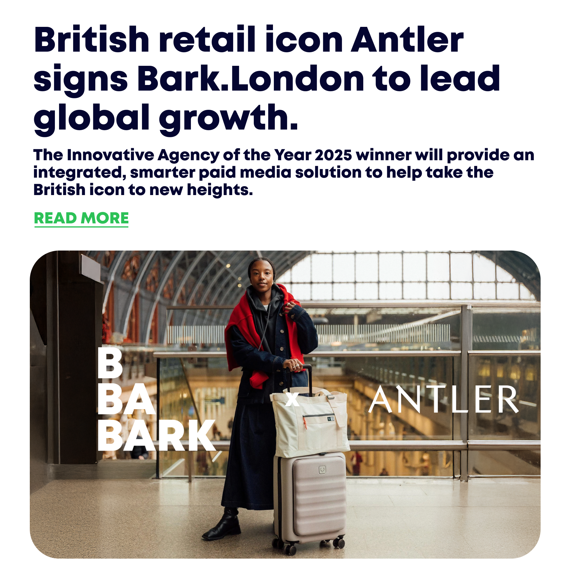 Bark.London Facebook ad: Antler Signs BARK To Lead Global Growth