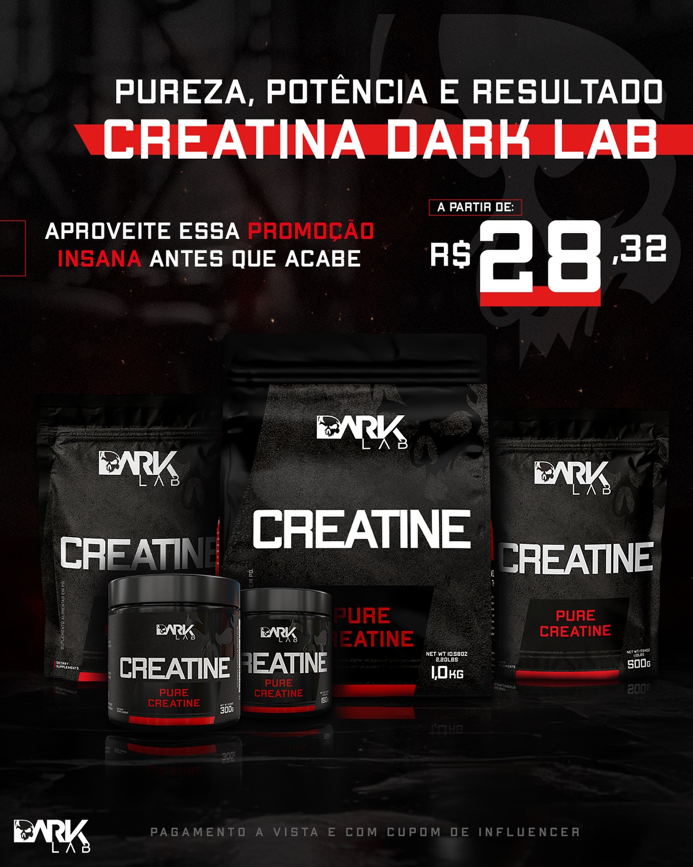 Dark Lab Suplementos Facebook ad