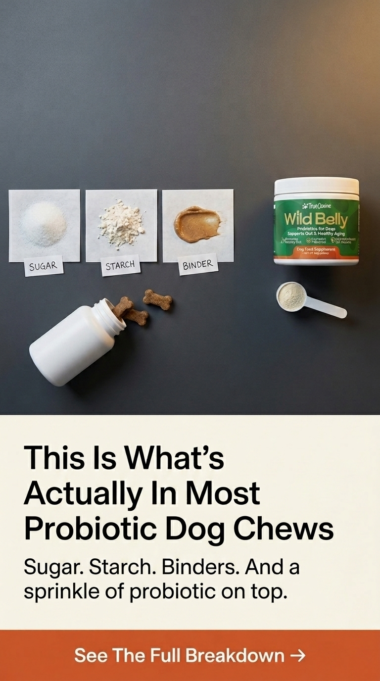 TrueCanine Facebook ad: It's Not The Food
