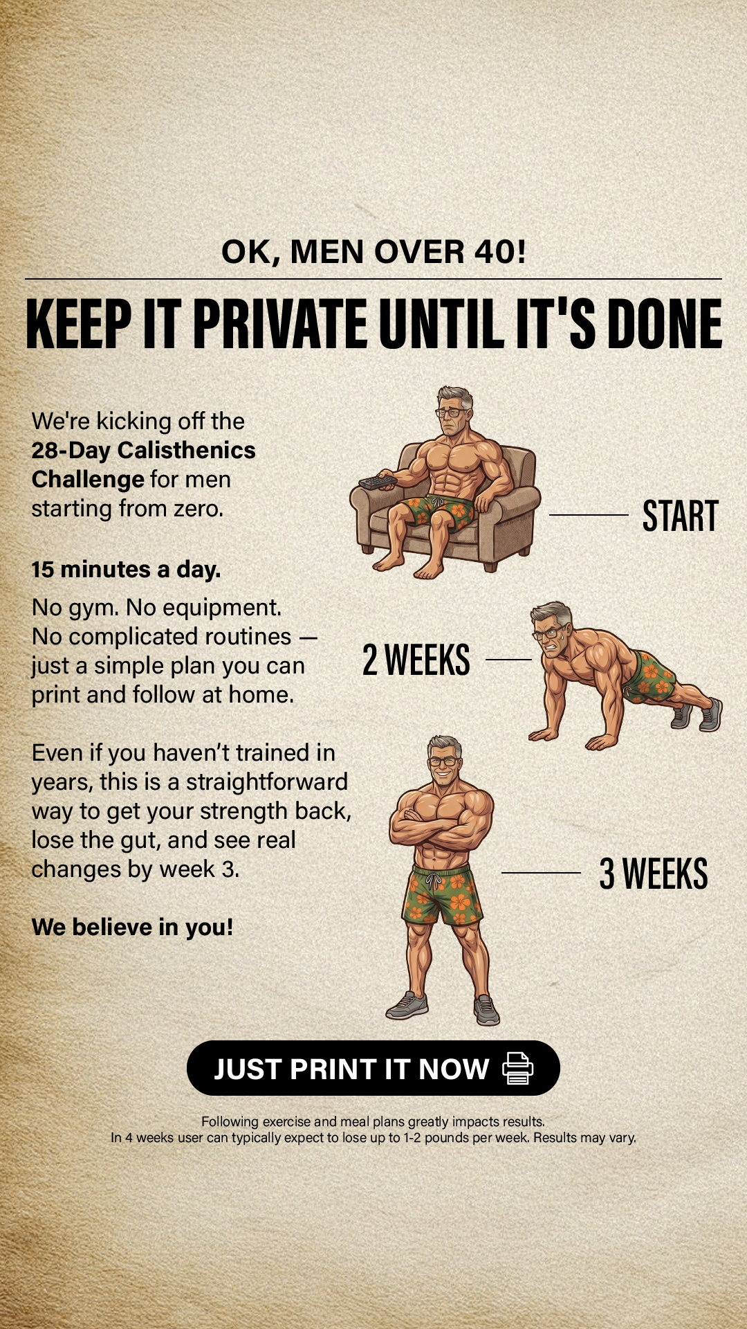 21 Day Challenge Facebook ad