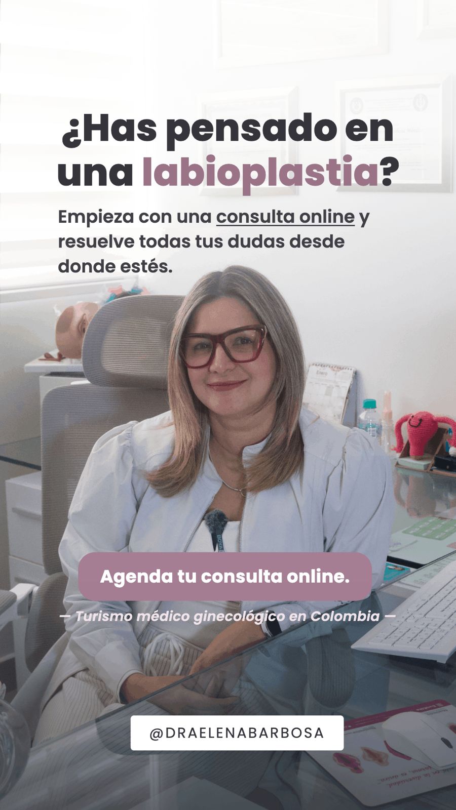 Dra. Elena Barbosa Facebook ad: Recupera tu comodidad y confianza