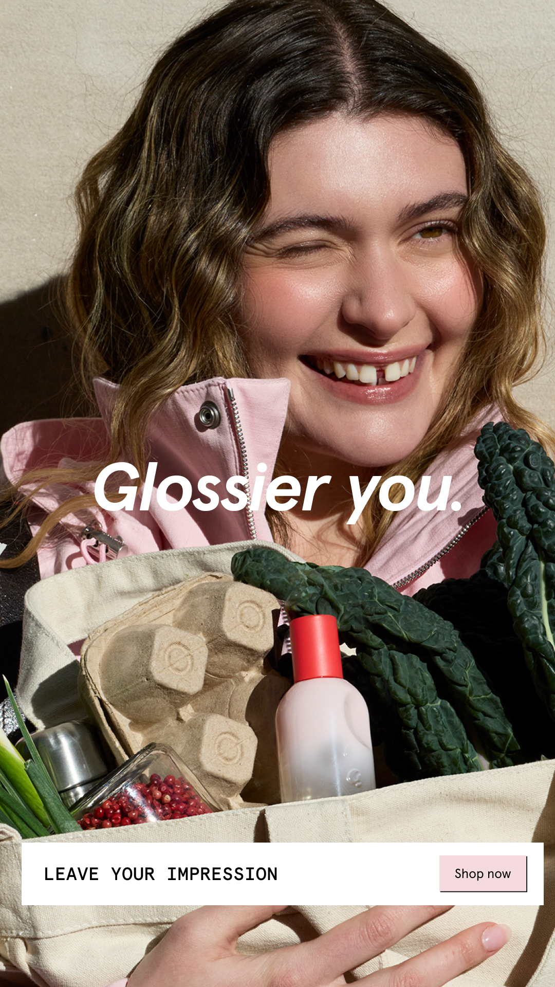Glossier Facebook ad
