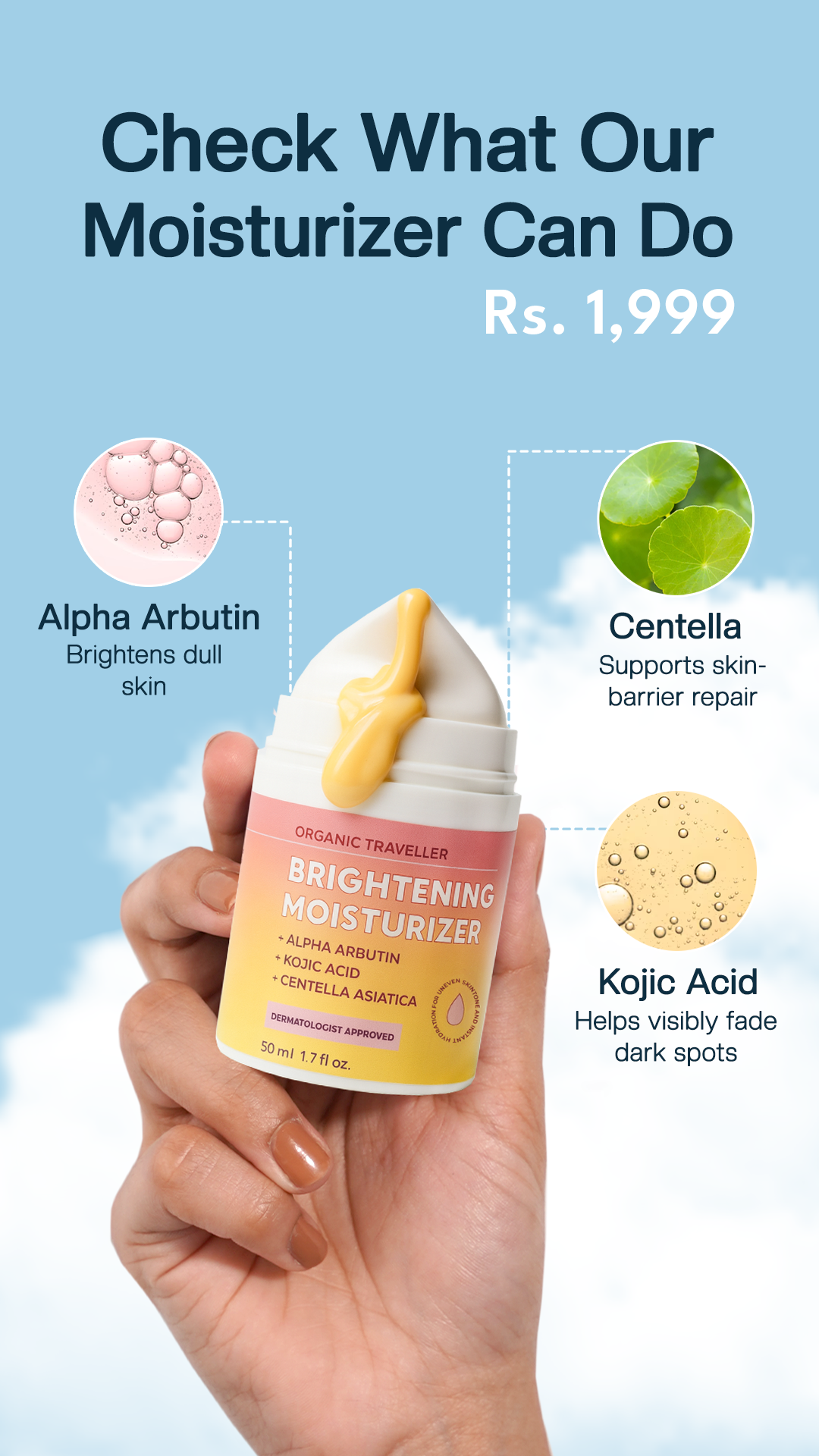 Organic Traveller - Skincare Facebook ad