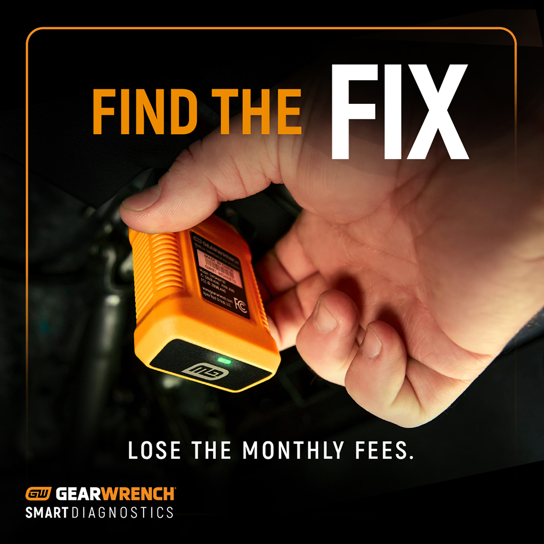 GEARWRENCH Tools Facebook ad: Bidirectional control and live data mapping.