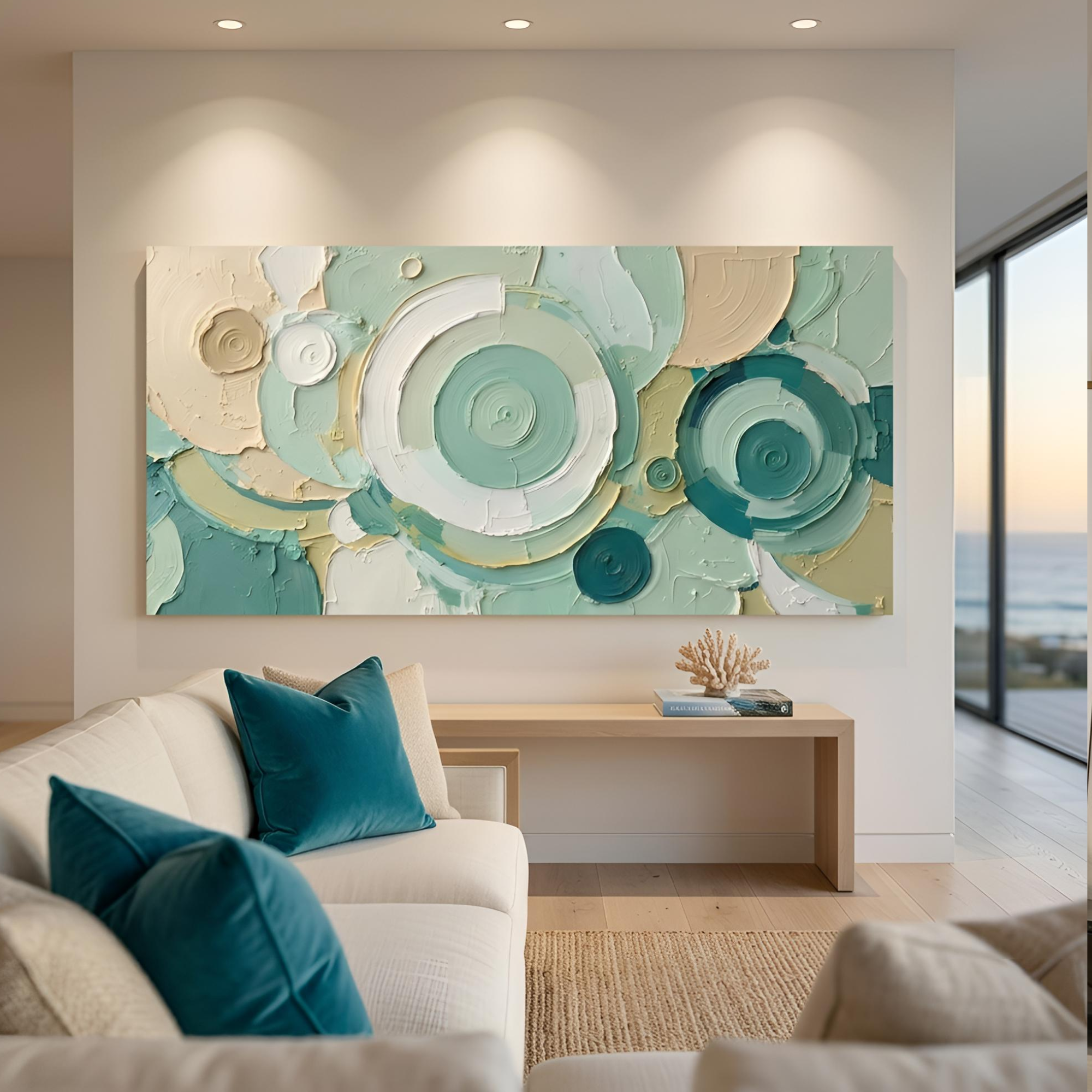 Tailored Canvases - Personalized Art Facebook ad: Circles of Harmony | Made in the USA | Ships Fast