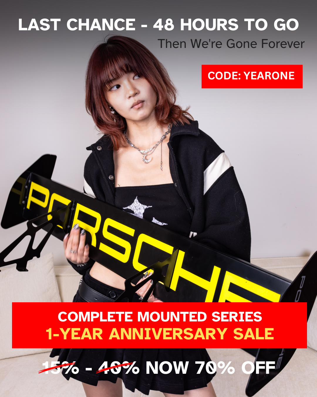 Watch The Car Facebook ad: ANNIVERSARY SALE, FINAL LAP | UP TO 70% OFF