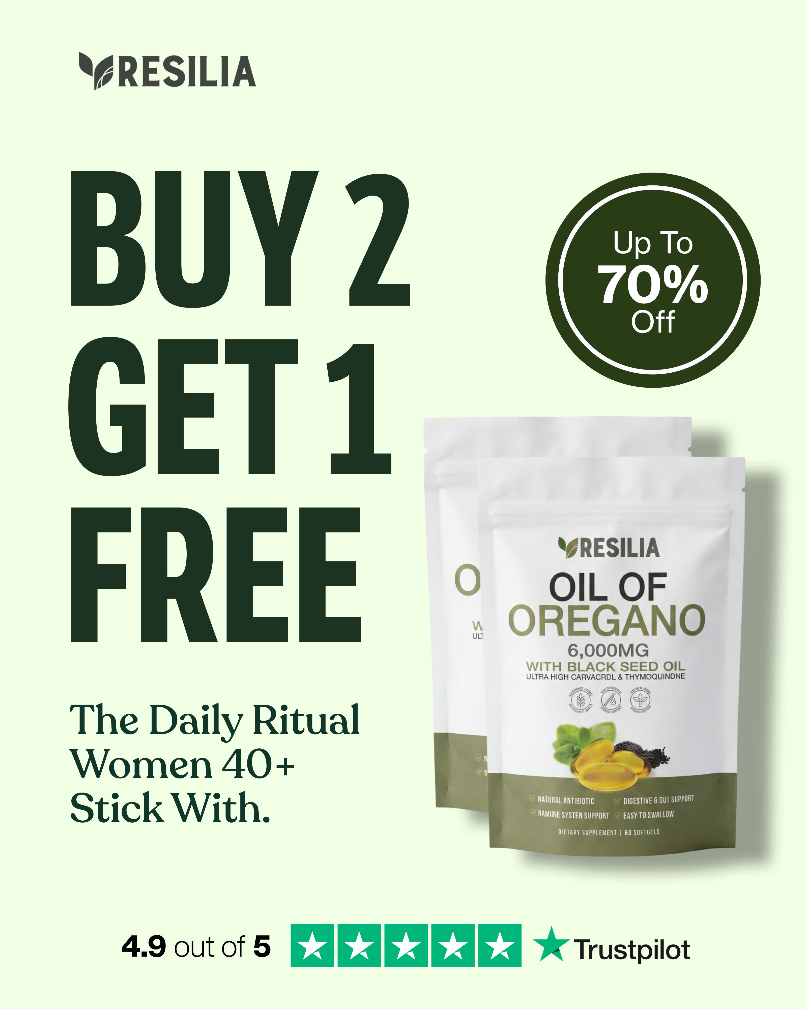TryResilia Facebook ad