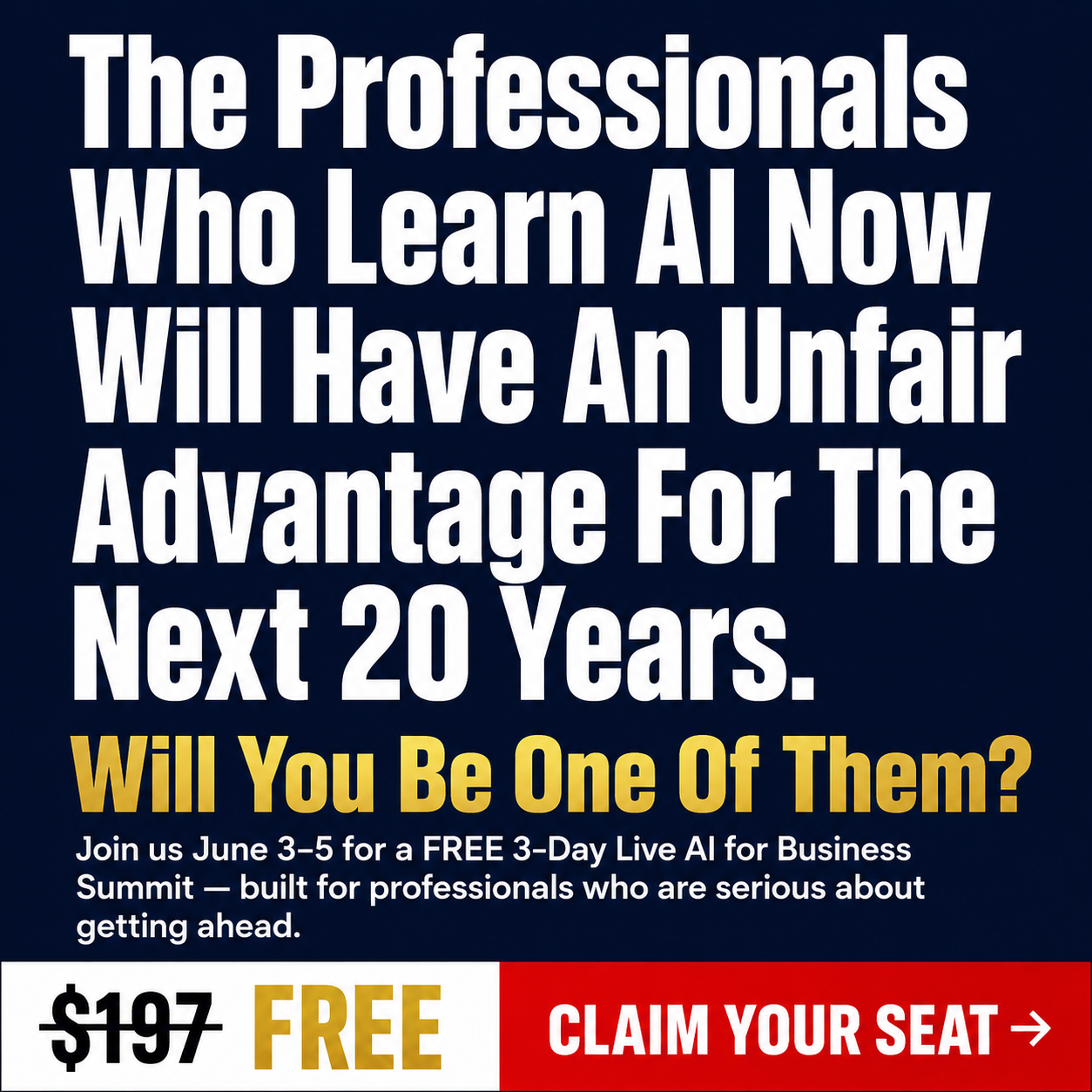 AI For Beginners Facebook ad