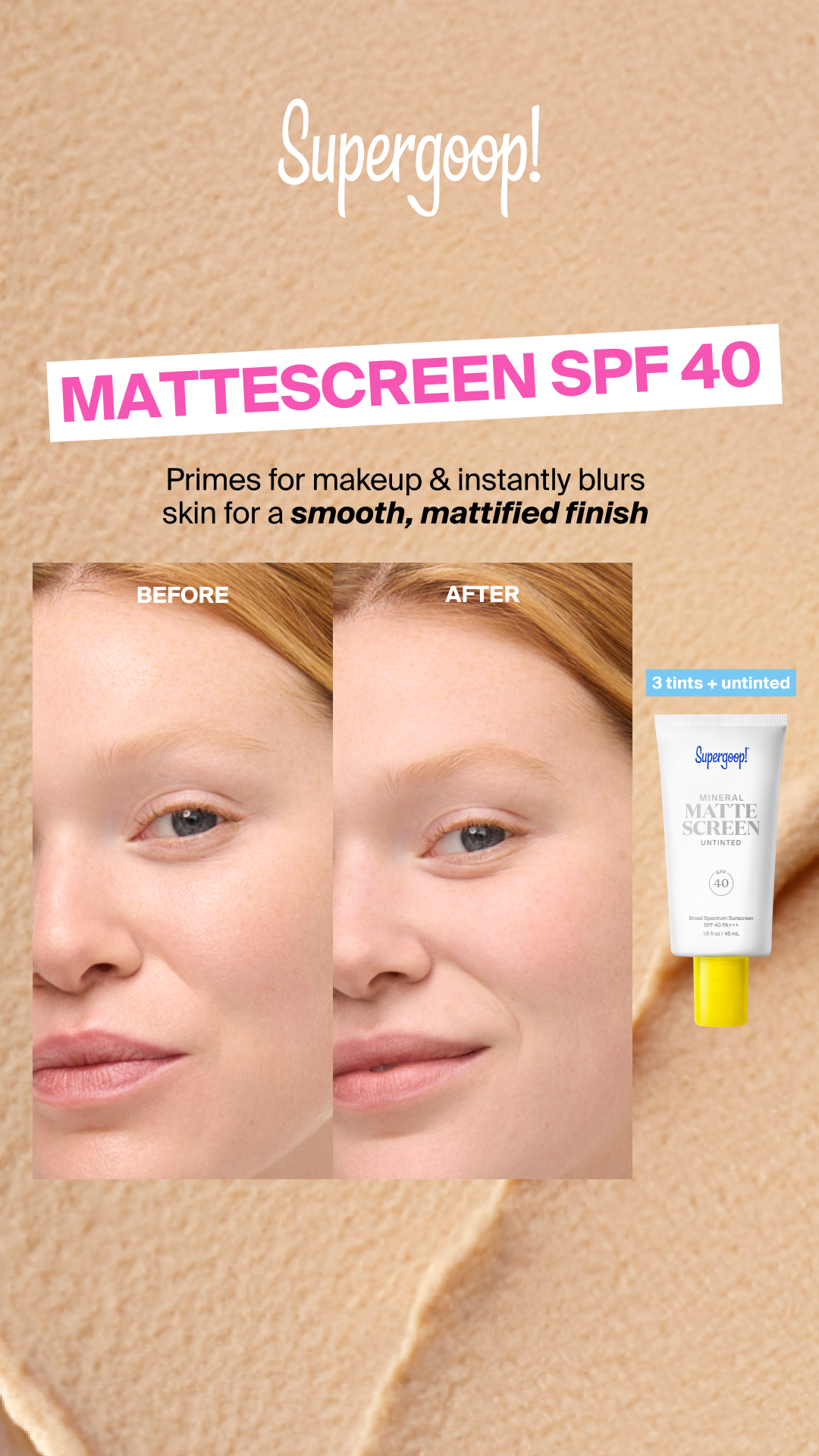Supergoop Facebook ad