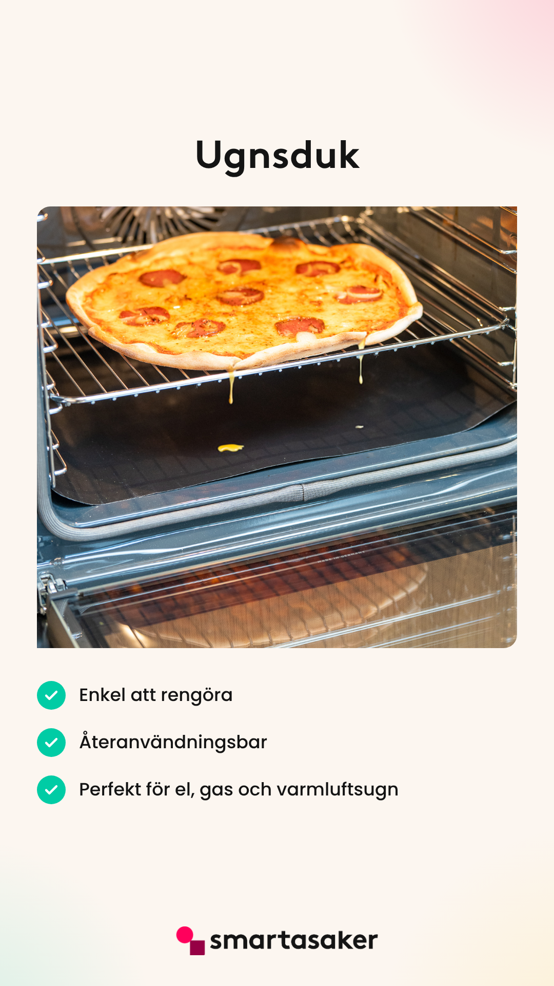 SmartaSaker Facebook ad: Rengöring på 30 sekunder