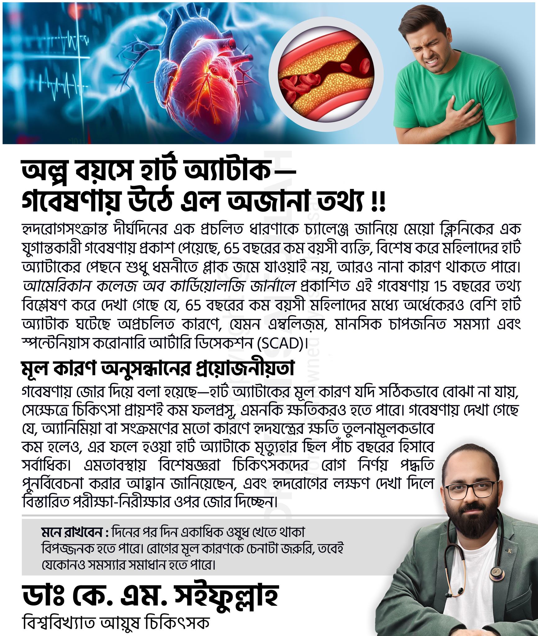 Dr K. M. Saifullah Facebook ad