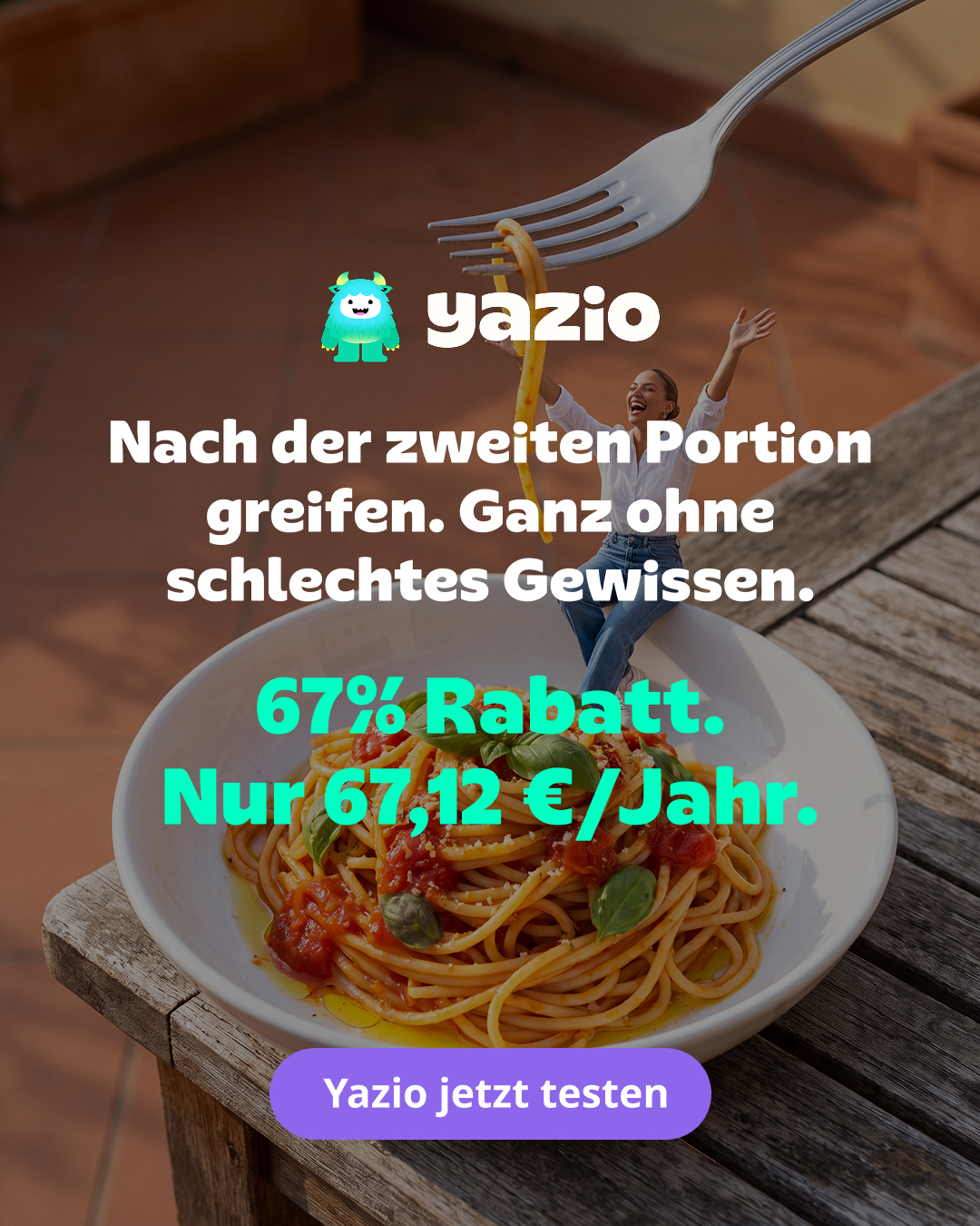 YAZIO Facebook ad