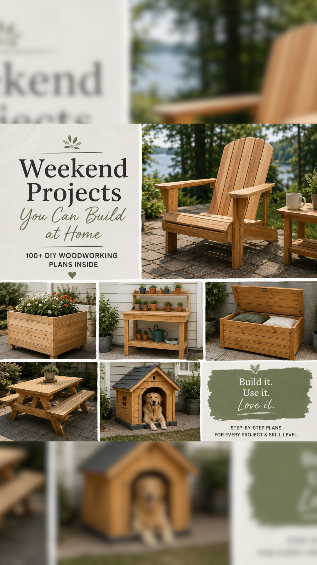 WoodCrafts DIY Facebook ad