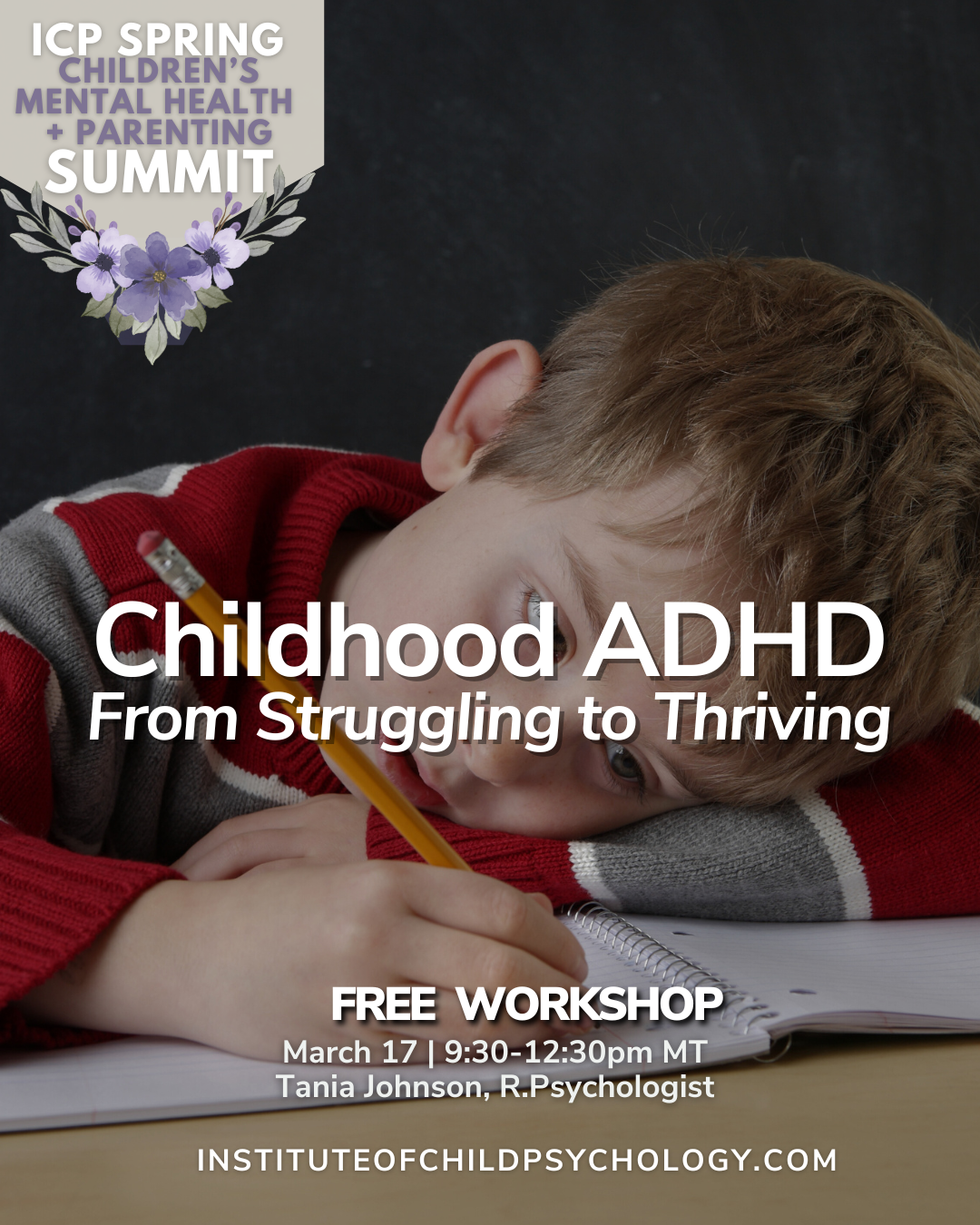 Institute of Child Psychology Facebook ad