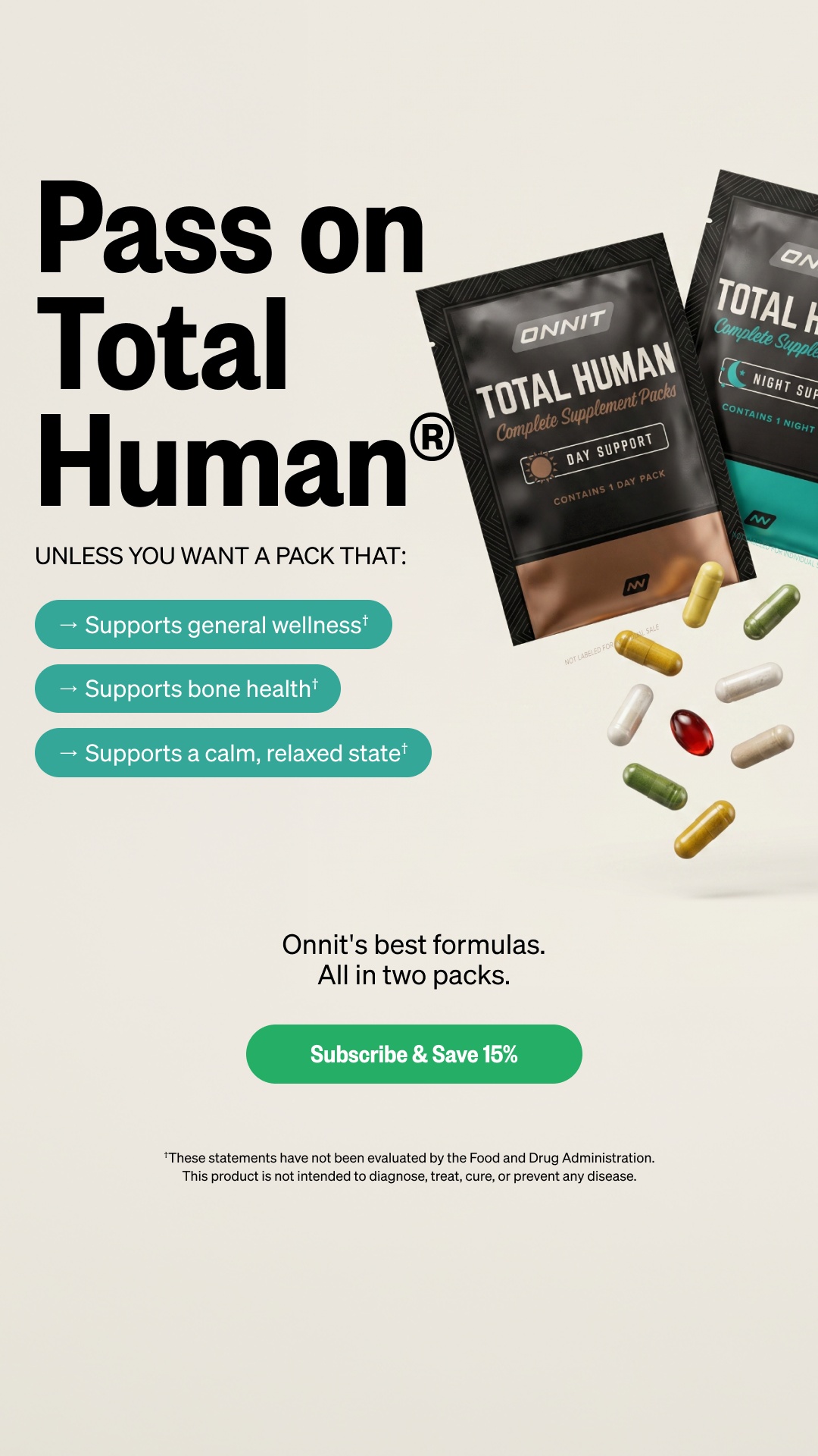Onnit Facebook ad