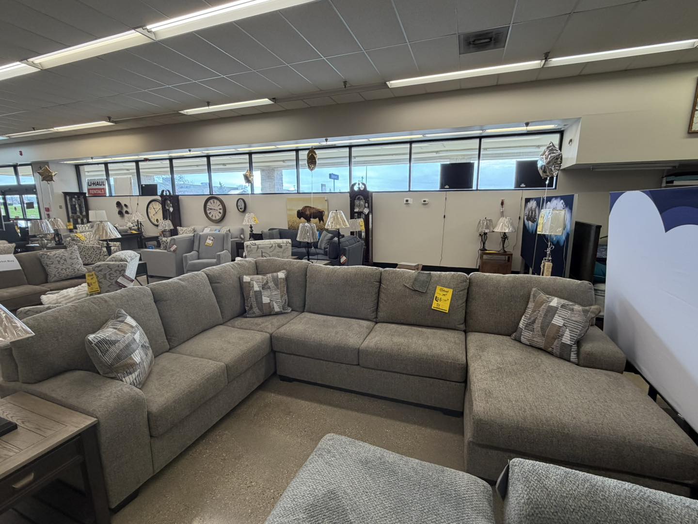 Wabash Furniture and Flooring Facebook ad: SECTIONAL SUPERSTORE