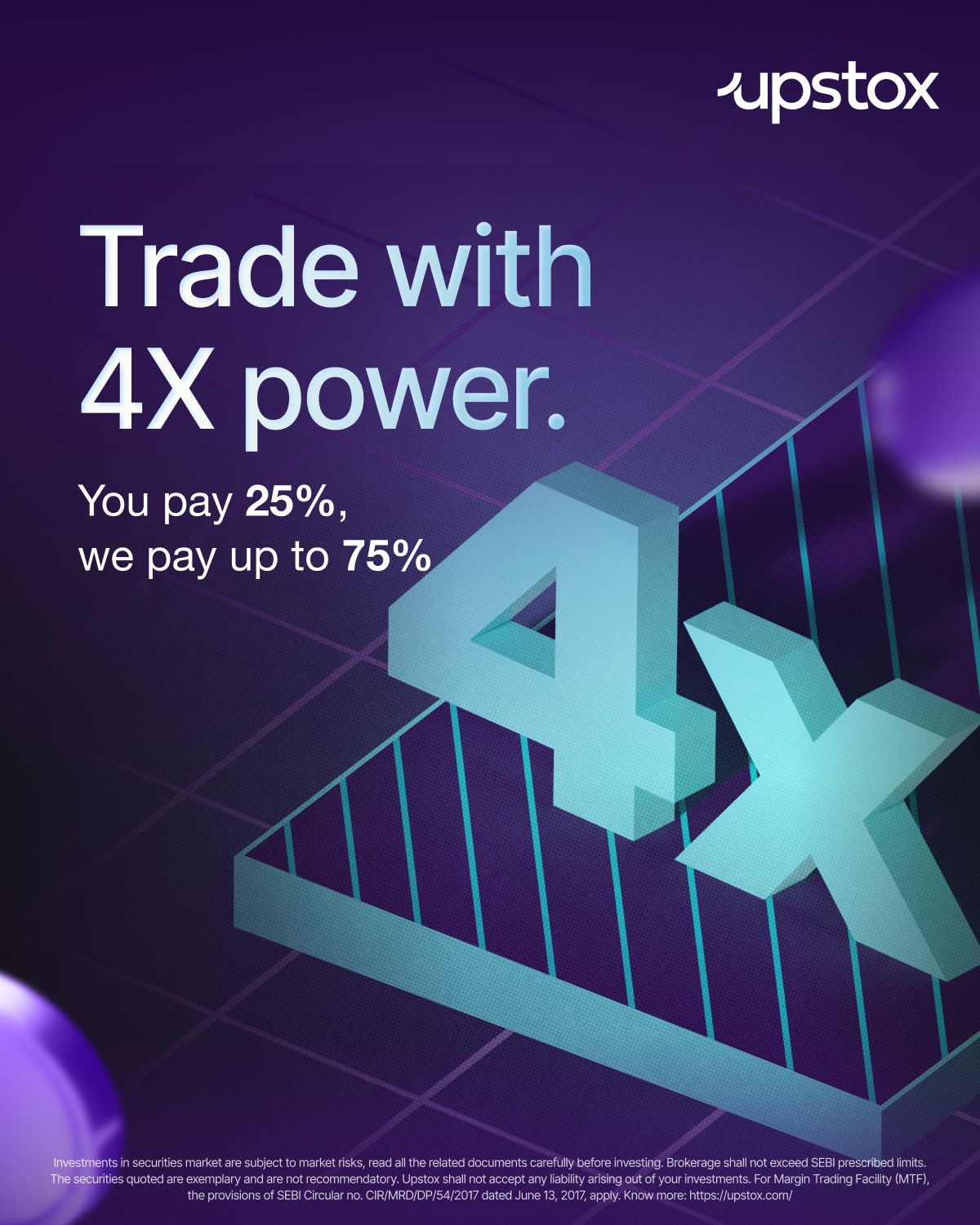Upstox Facebook ad: Hurry! Open your account with just PAN, Aadhaar…