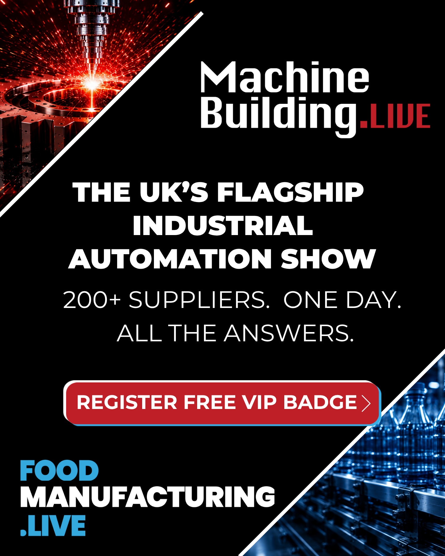 MachineBuilding.net Facebook ad: MachineBuilding.Live 2026 | Wednesday, 14 October | NAEC…