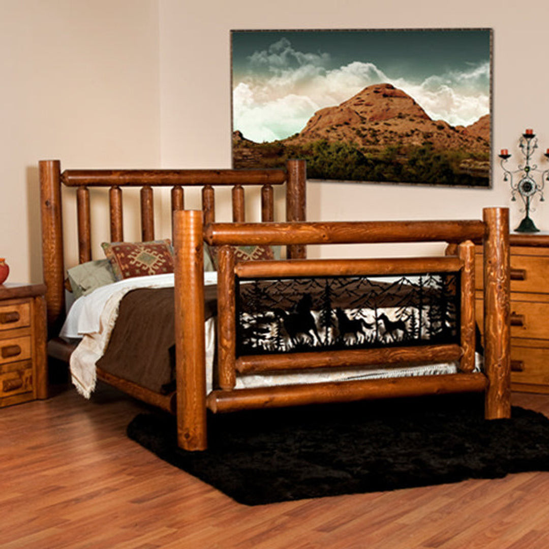 Log Furniture and More Facebook ad: We're proudly Canadian, helping you create your dream…