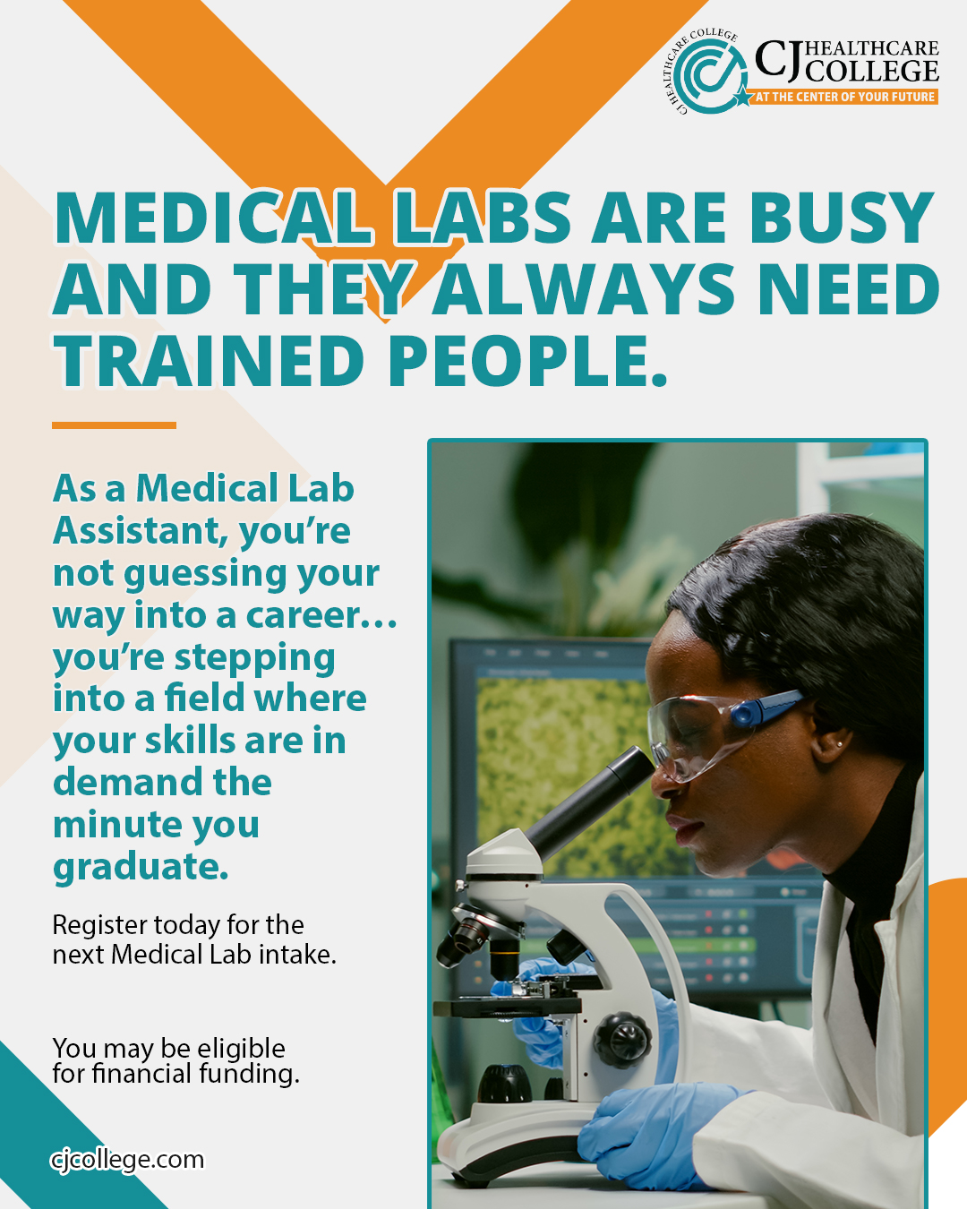CJ Health Care College Facebook ad
