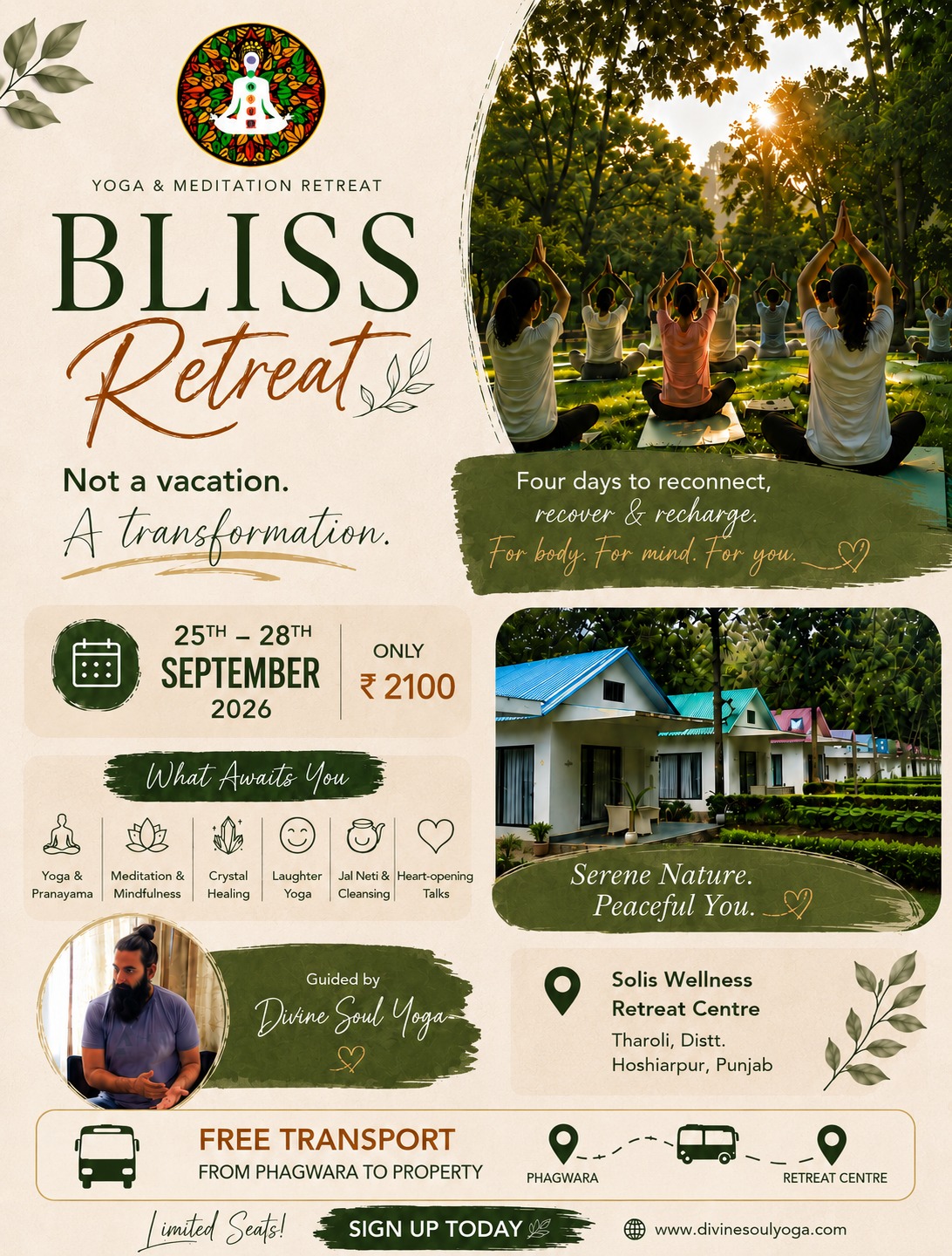 Divine Soul Yoga Facebook ad