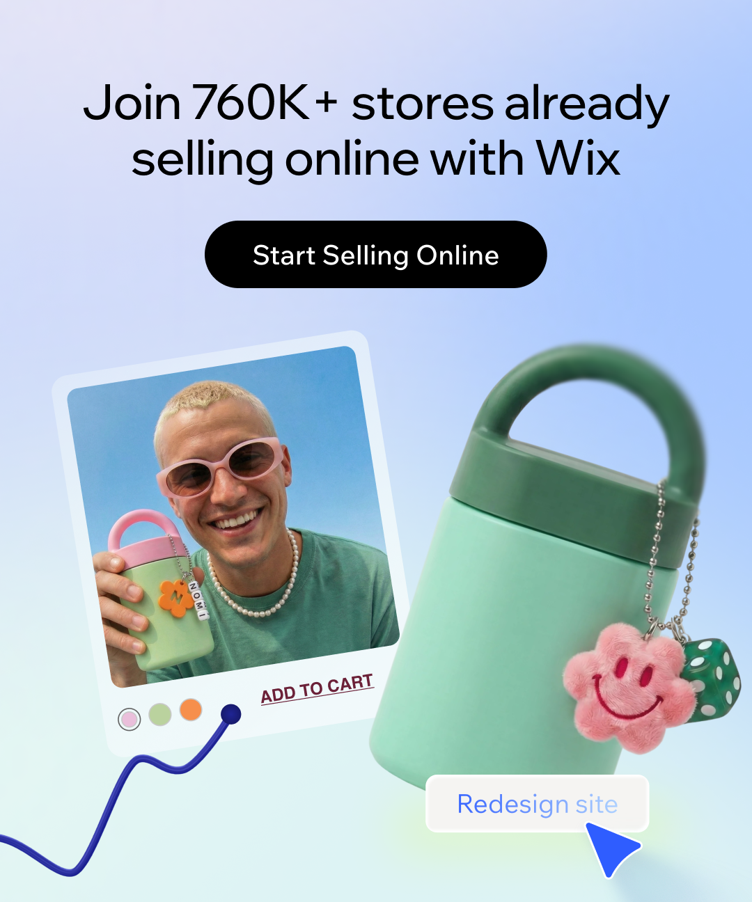 Wix Facebook ad
