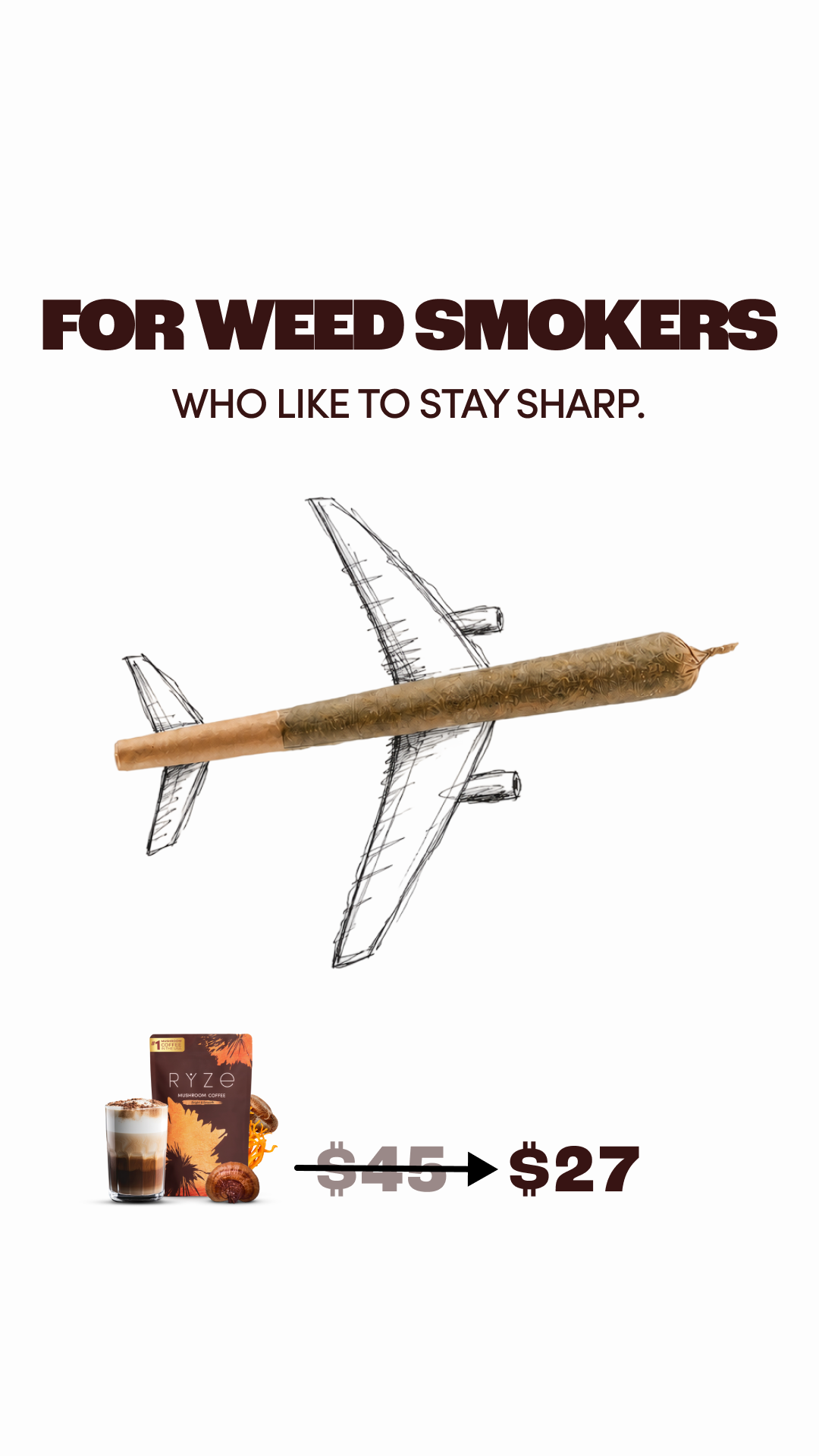 RYZE Superfoods Facebook ad